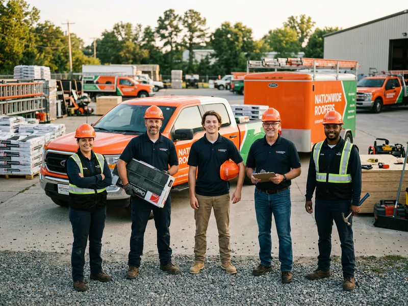 Natiowide Roofers - roof installation in Winterville near me